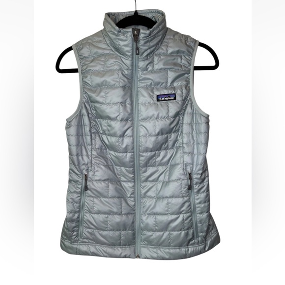 NWT Patagonia Nano Puff Vest XS Women's Thermal Blue Quilted Puffer $189 - Picture 2 of 5
